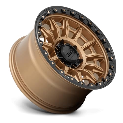 KMC Wheels 17X9 CARNAGE 6X5.54.53 -12mm MATTE BRONZE WITH BLACK LIP - KM54779068612N