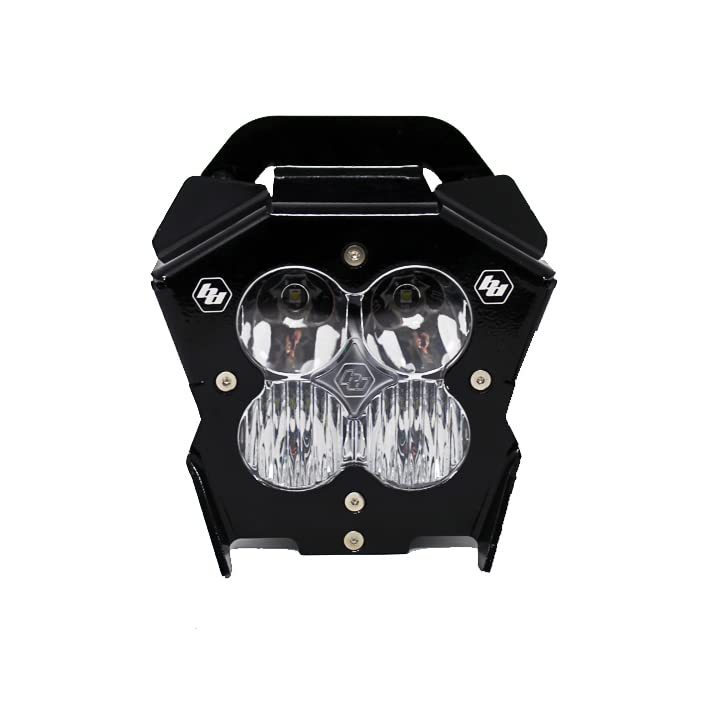 Baja Designs Motocycle Headlight Kit XL Pro (D/C) for KTM Motorcycles (Driving/Combo Lens; Clear)