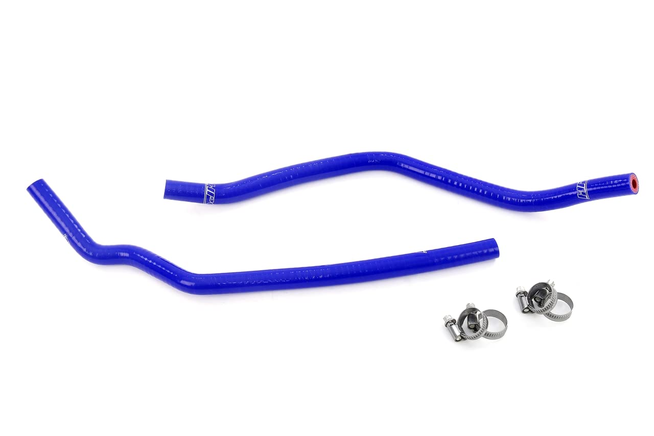 HPS Performance Silicone Blue Coolant Tank Supply Hose Kit Compatible for 2003.5-2005 Ford Excursion 2003-2007 F250 F350 F450 F550 Superduty 6.0L V8 Diesel Turbo, 57-2119-BLUE
