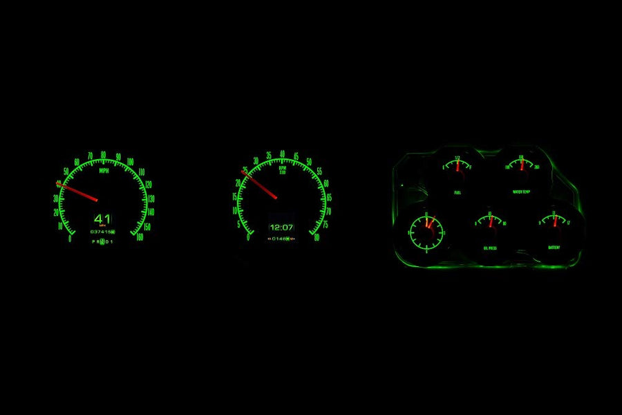 Dakota Digital Retrotech Gauge RTX-68C-VET-X Instrument System Compatible with 1968-77 Chevy Corvette