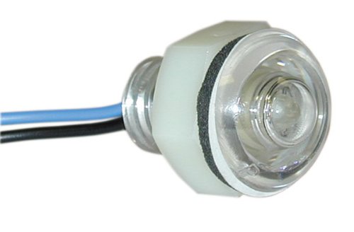 LED Dome Head Livewell Light T-H Marine LWL-1LED-DP - Unpotted