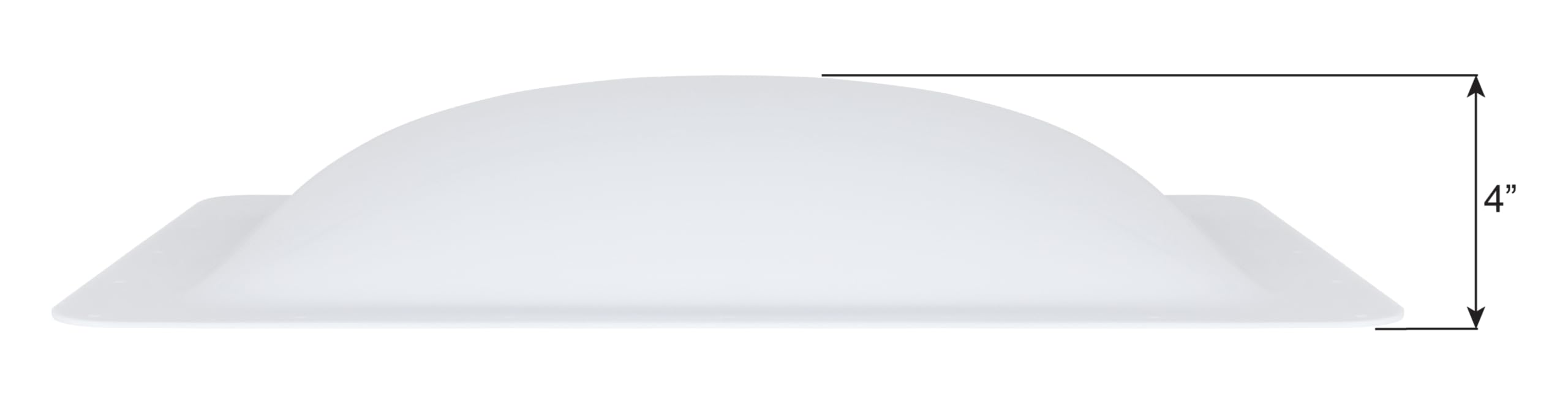 SL1422W ICON RV Skylight - White, Fits 14"x22" openings, 16"x26" overall, Outer Dome Skylight Covering Replacement for RV, Camper, Motorhome, Food Truck, or Trailer, UV Protected & Impact Resistant