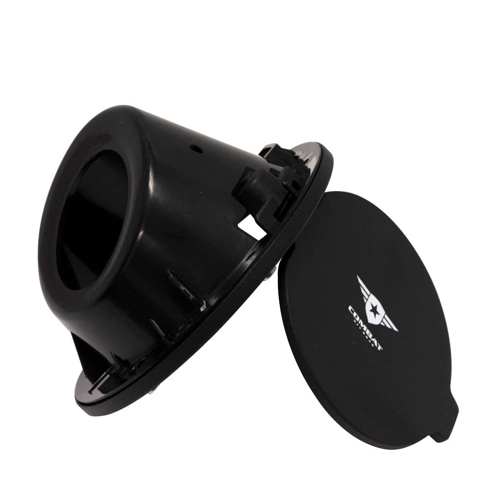 Fuel Containment Door Combat Off Road - Gas Cap Door Compatible with Jeep Wrangler JK/JKU