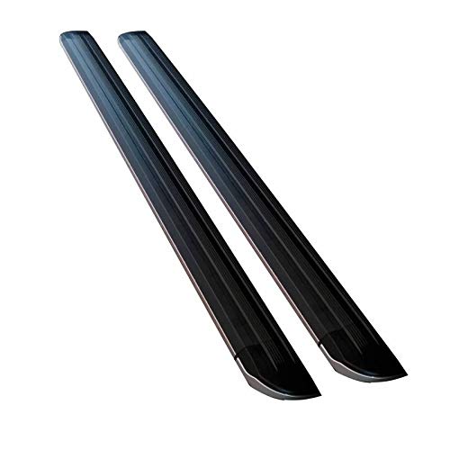 Black Aluminum Black Horse Exceed Running Boards Compatible with 2007-2015 Mazda Cx-9