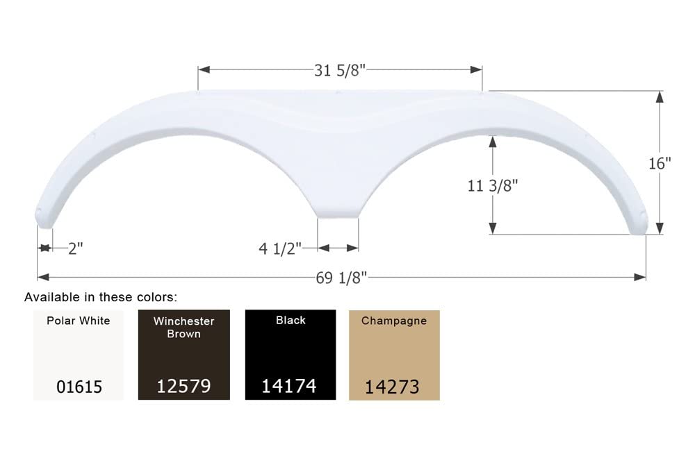 Fender Skirt ICON, Tandem, Heartland, FS763, Winchester Brown