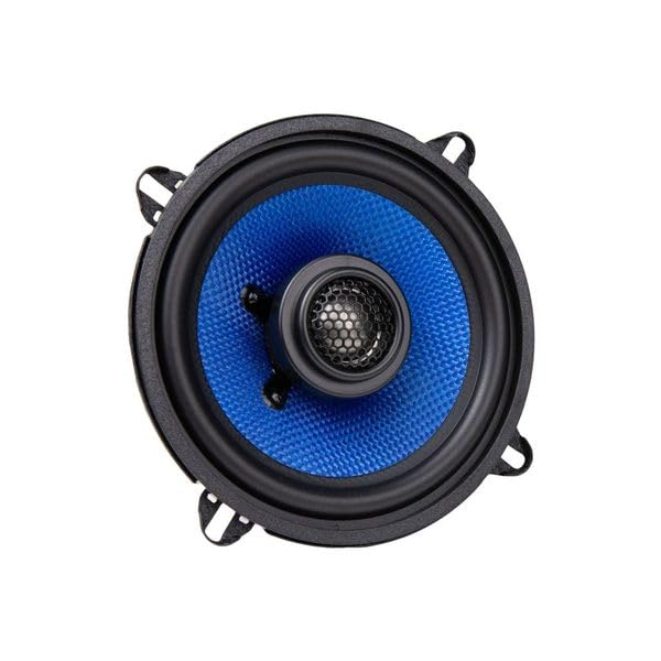 Hifonics Classic Colossus HCC525CX 5.25" Car Speakers - 2-Way Coaxial System with Aluminum Dome Tweeters, 80W Peak Power & Butyl Rubber Surrounds (Pair)