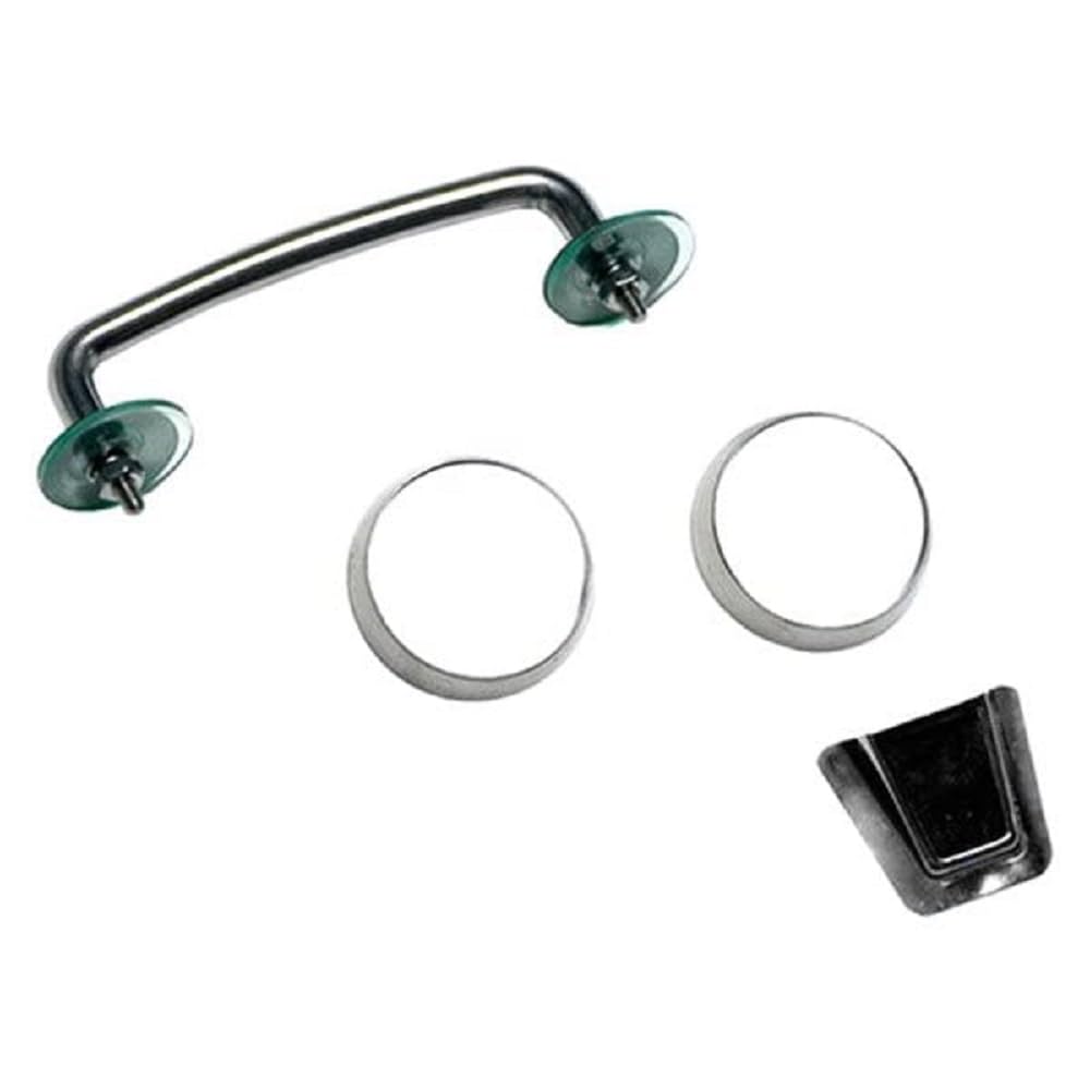 Windshield Tie Down Kit | Rugged Ridge, Stainless Steel | 11101.05 | Fits 2007-2012 Jeep Wrangler JK