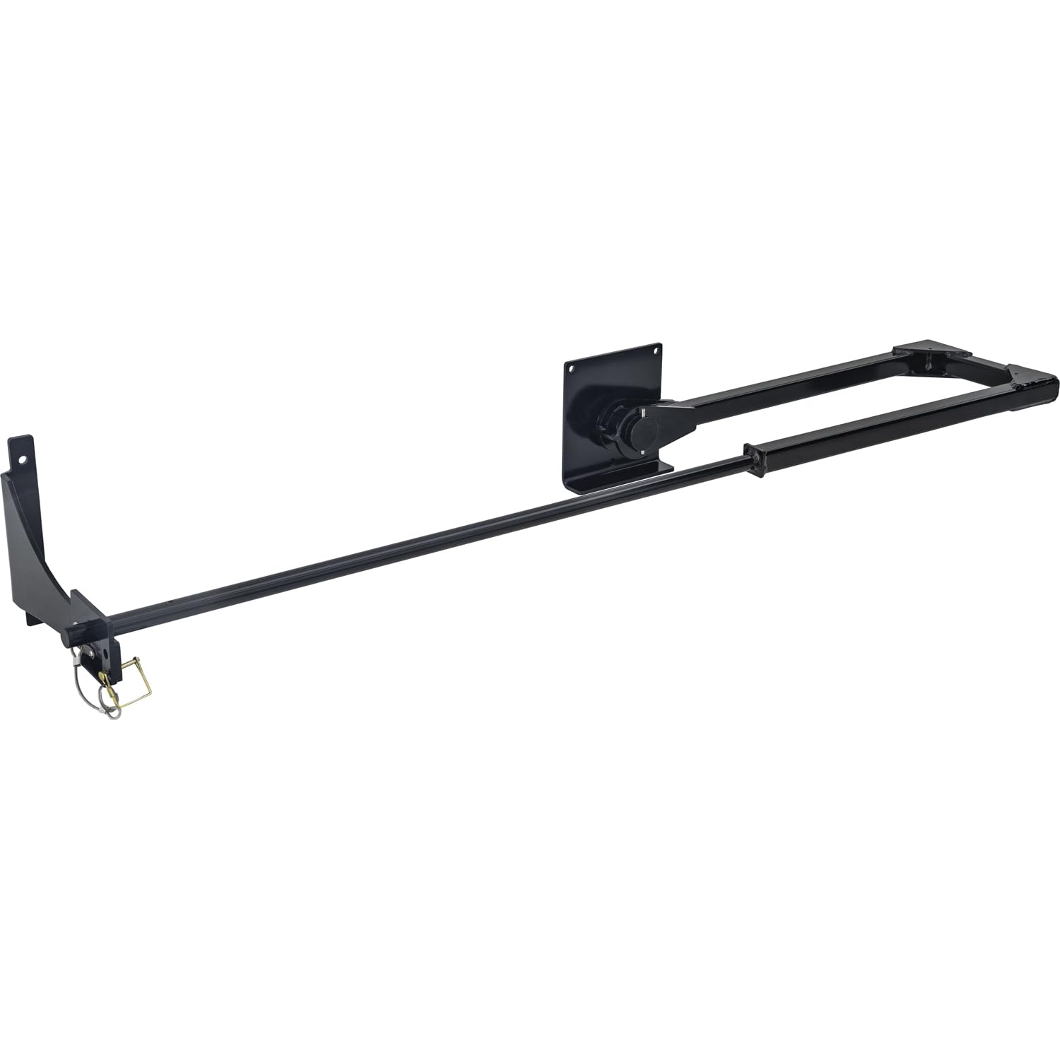 Traffic Cone Holder Buyers Products TCH14V Swing Away Horizontal Bumper Mount, Black Carbon Steel, Front-Bumper Mounted with Hardware, Built-in Retention Pin for Secure Transport