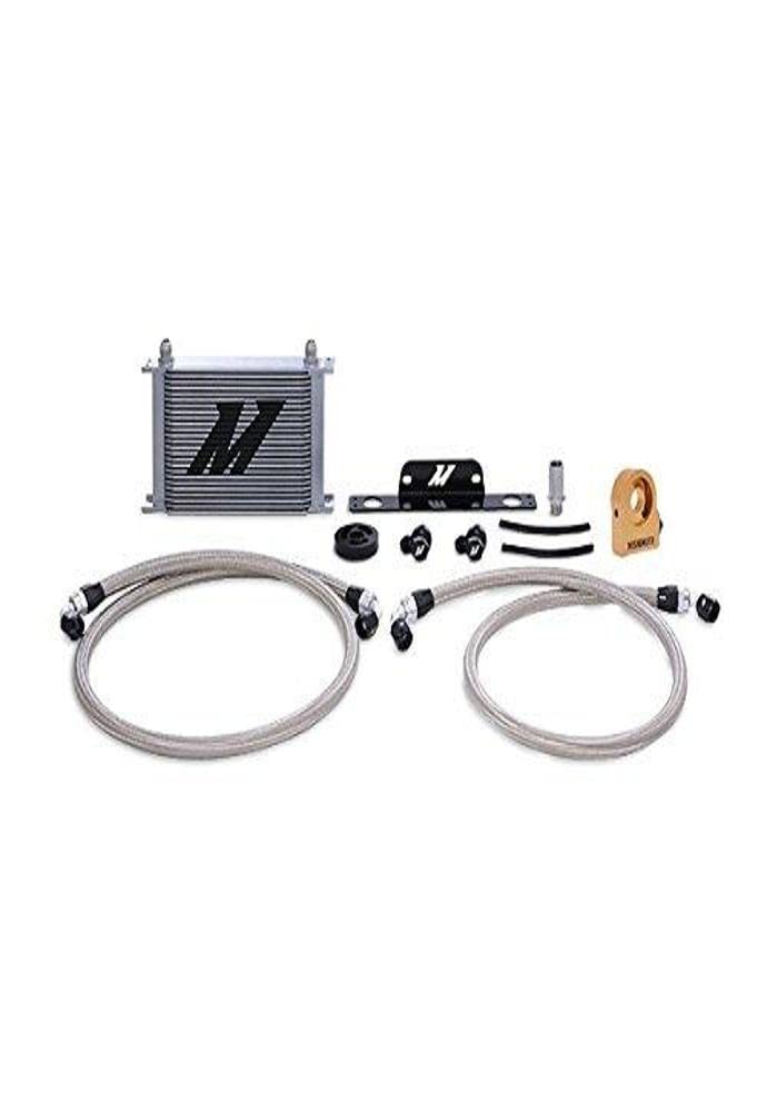 Mishimoto Oil Cooler Kit MMOC-CSS-10TSL Thermostatic Fits Chevrolet Camaro SS 2010-2015 Silver