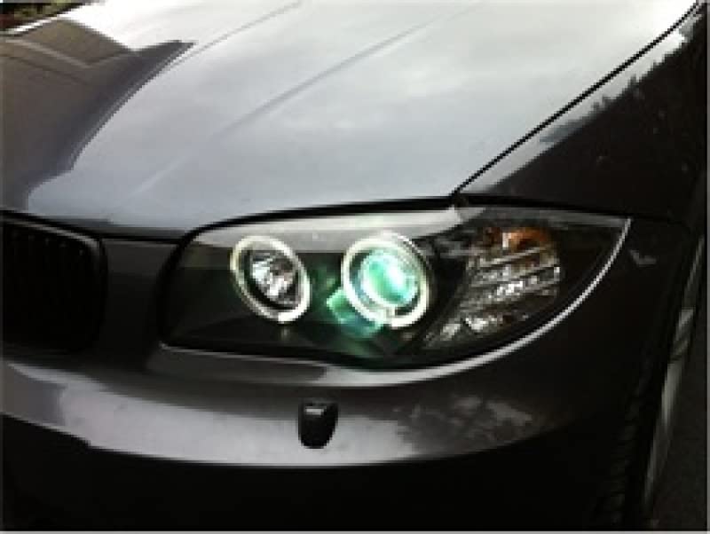 Black/Clear Spyder Auto 5008985 LED Halo Projector Headlights