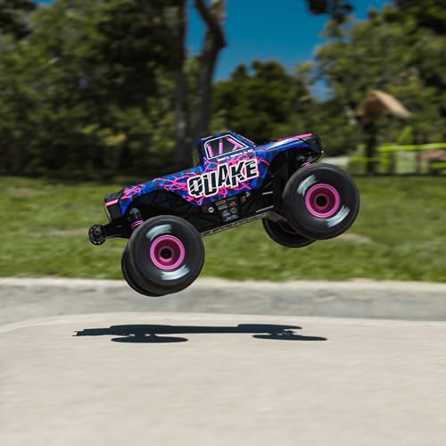ARRMA 1/16 Quake GROM RC Truck 4X4 RTR Brushed Monster Truck (Battery & Charger Included), Purple, ARA2137T3