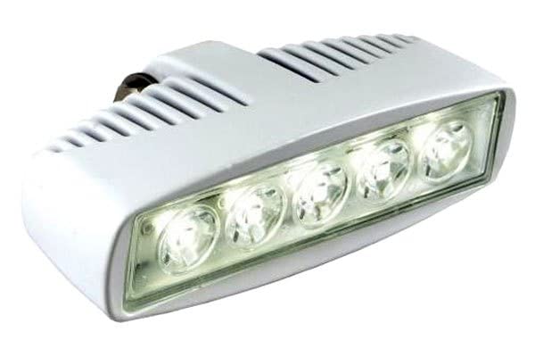 T-H Marine Super Spreader Light LED - Super High Intensity 5 LED Flood Lights Cover Entire Boat Deck - IP67 Waterproof Rating, High Lumen Output, Long Life (White),LED-51914-DP