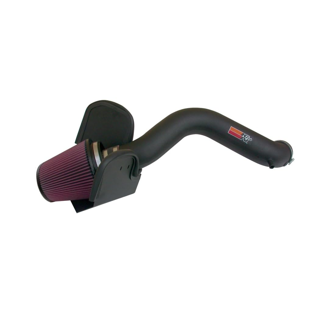 Cold Air Intake System K&N: High-Flow Air-Filter, Increase Performance & Horsepower: Compatible with 2004-2009 Dodge Durango, 57-1538