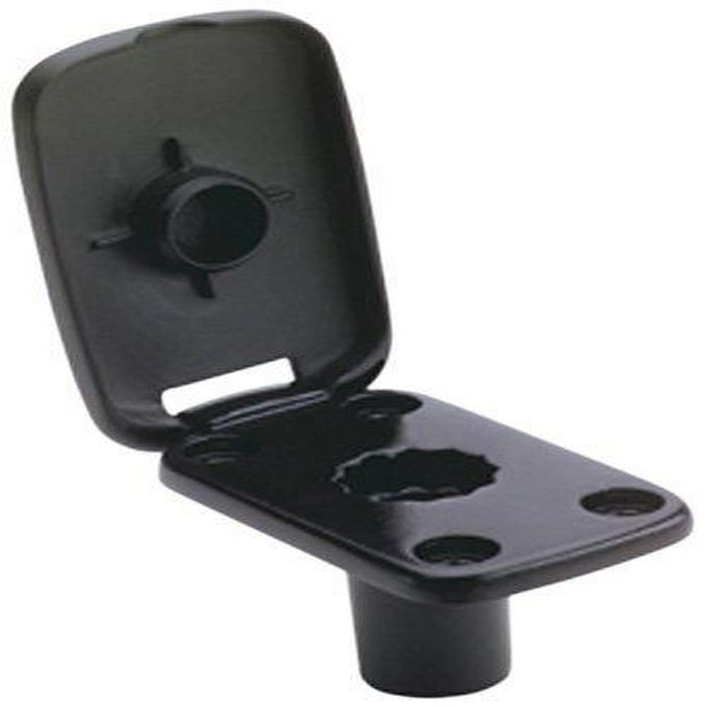 Black Flush Mount Base Attwood Corporation 5022-7