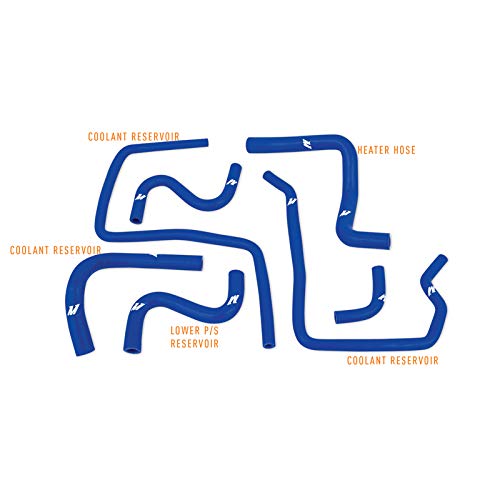 Mishimoto Ancillary Hose Kit MMHOSE-SUB-ANC4BL Fits Subaru WRX/STI 2004-2007 Blue
