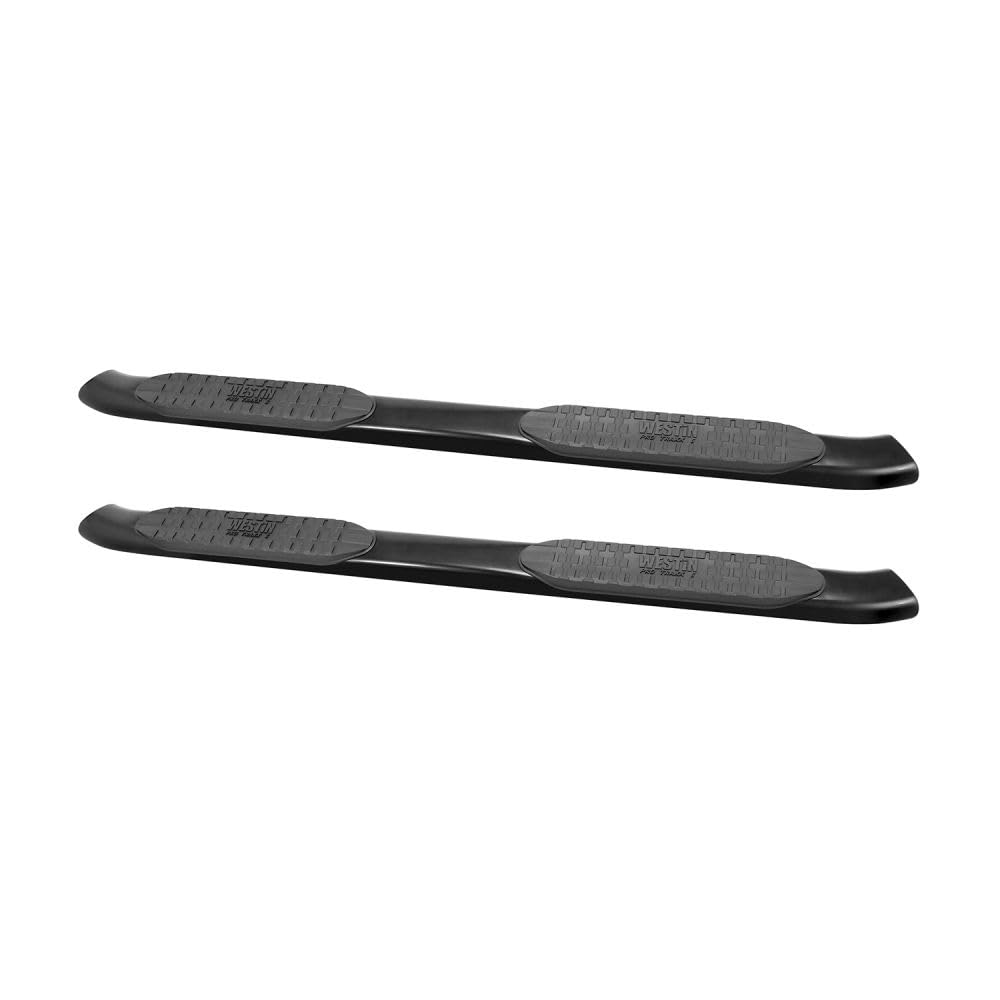 Westin PRO TRAXX 5 Oval Nerf Bars fits 2015-2022 Canyon Colorado Extended Cab Black Pair