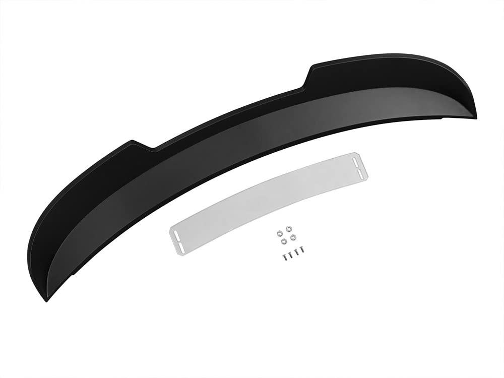 Drake JR3B-6344210-A Muscle Cars S550 Rear Spoiler - Wicker Bill Style - Satin Black