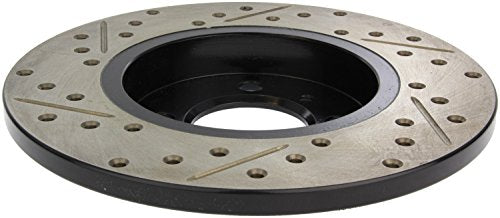 Sport Drilled/Slotted Brake Rotor StopTech 127.34010L (Front Left), 1 Pack