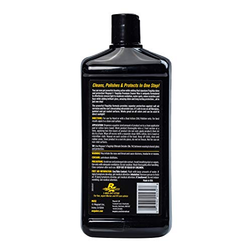 Meguiar's Premium Cleaner Wax Flagship M6132 - Pro-Grade Boat and RV Cleaner Wax for Fiberglass & Gel Coats - Remove Defects, Boost Gloss and Apply Long-Lasting Protection All in One Step, 32 Oz