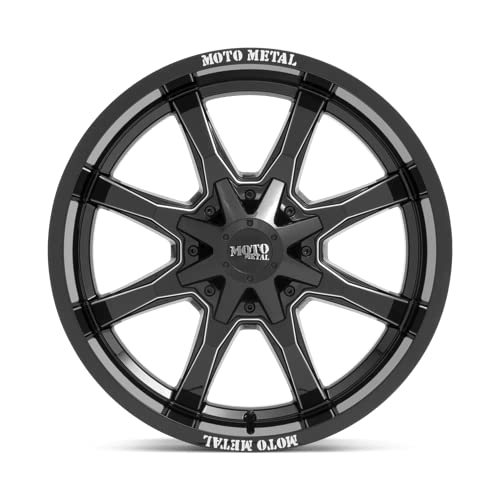 20X10 Moto Metal MO970 G-BLK MILL SPK -18MM 8X6.5 - MO970210803B18N