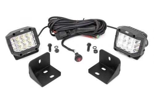 Rough Country 3" Wide Angle Rear OSRAM LED Kit for 16-22 Can-Am Defender - 71024