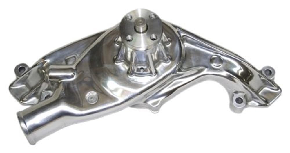 Performance Quotient PRW 1440910 Polished 5/8" Pilot Shaft High Flow Aluminum Water Pump for Chevy 348/409W 1958-65
