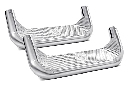 Super Hoop - Assist/Side Step - Carr's XP4 Titanium Silver Powder Coat - (Single) 121242-1