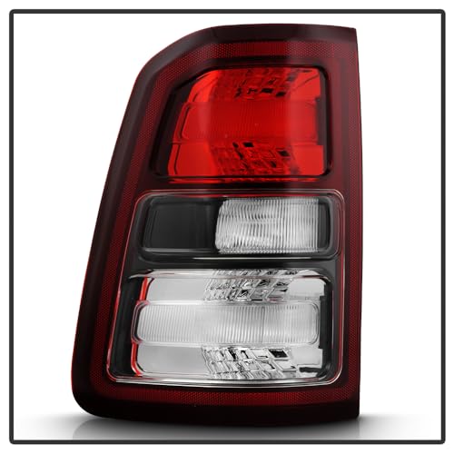 Dodge Ram 1500 Big Horn/Tradesman Spyder Halogen Black Bezel Red Len Tail Light - OE Left (CH2800221)