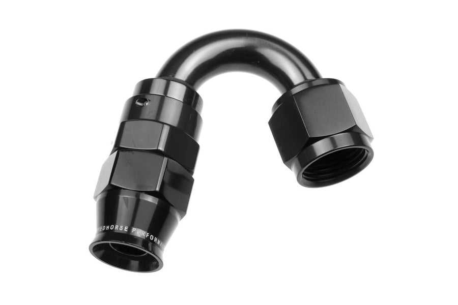 1250-06-2-06 Red Horse Performance An 150 Degree PTFE Reusable Hose End -Black