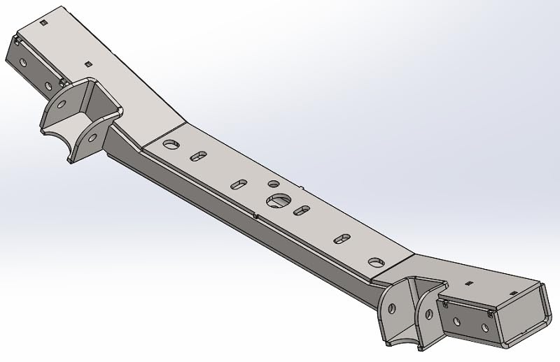 Hd Jk Cross member (With Link Mounts 12-14 Model Year)