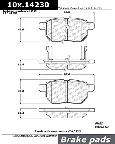 Premium StopTech Brake Pad 301.14230