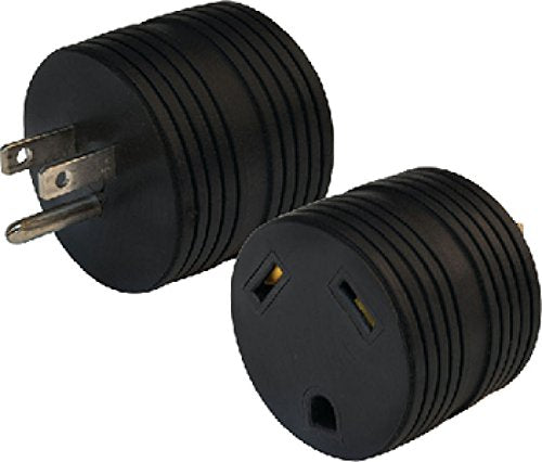 Valterra Mighty Cord A10-3050AVP Adapter Plug - 30AM to 50AF, Black (Carded)