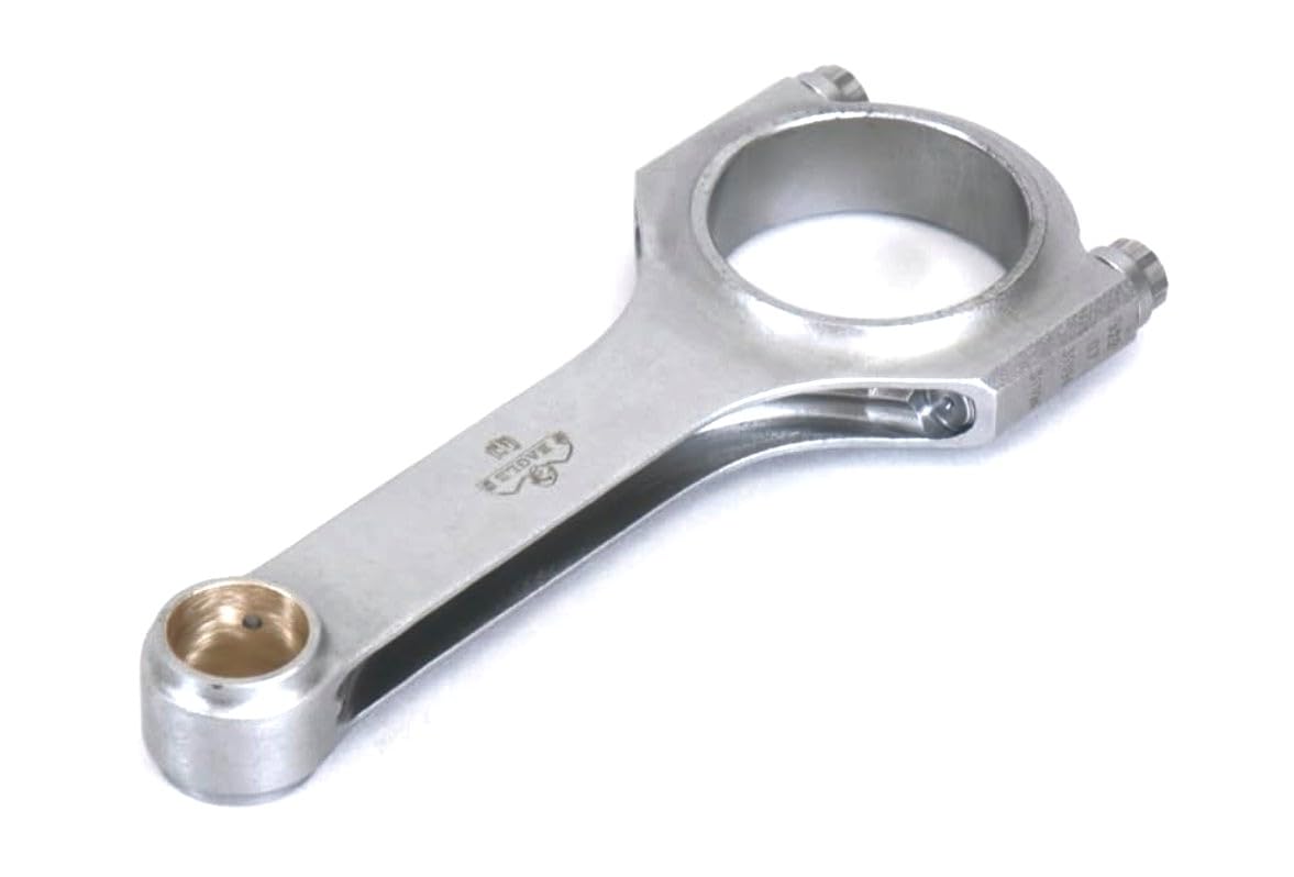 Eagle Specialty Connecting Rod, CRS6125O3DL19, H Beam, 6.125 in Long, Bushed, 7/16 in Cap Screws, ARPL19 Bolt, Forged, Steel, Compatible with GM LS-Series, Set of 8