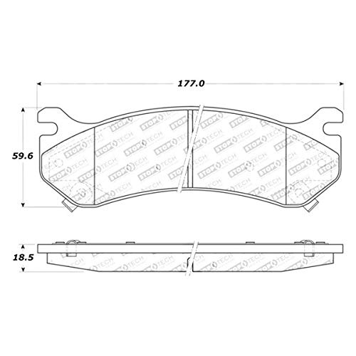 Brake Pads StopTech 308.07850; Front, Rear with Shims and Hardware Street