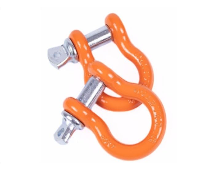 Off Road Recovery Kit Mile Marker 19-00100 - Includes Winch Dampener Bag, 15' Recovery Strap, 1 Pair of Large Gloves, 30K Snatch Block with Grease Fitting & 2 3/4" Powder Coated Shackles