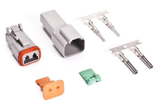 Connector Deutsch Kit 2-Pin 16-22 Gauge Diode Dynamics