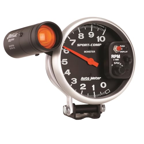 Auto Meter Sport-Comp 3904 Shift-Lite Tachometer 5.000 in.