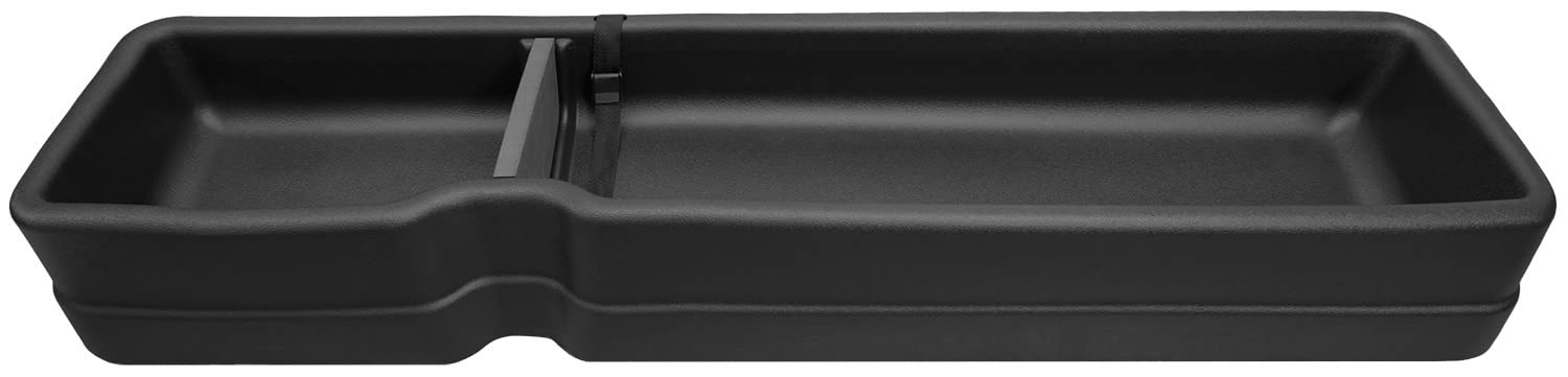 Husky Liners Gearbox - Storage Box Under Seat | Fits 2015-2024 F-150 (Includes 22-23 Lightning) w/Out Optional fold Flat STG Box, 17-23 F-250, F-350 Black, 1 Pc. | 09281