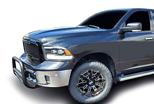 Max T Bull Bar Black Horse Off Road Textured Black Compatible with 2009-2010 Dodge Ram 1500|2011-2018 Ram 1500|2019-2020 Ram 1500 Classic-MBT-MR1312