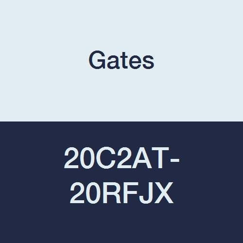 Field Attachable Type T Gates 20C2AT-20RFJX for G2 Hose, 2 Wire, Female JIC 37 Flare Swivel, 1 1/4" ID, 4.85"