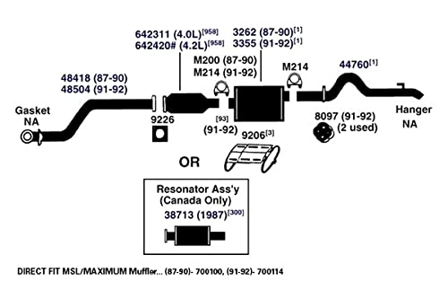 Exhaust Tail Pipe AP Exhaust Products 44760