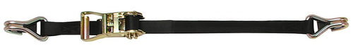 Ratchet Strap CargoBuckle F14060 Tie-Down with Double J-Hooks and Keeper