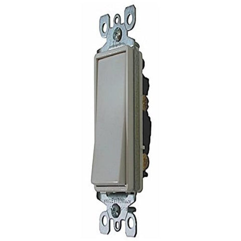 Diamond Group 15 Amp SSCS-10 White Decor Switch White
