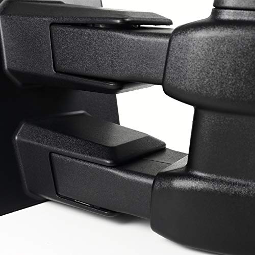 RMX-F15004F3-M-FS Spec-D Tuning Towing Mirrors Black Texture- Manual FORD F150 04-14