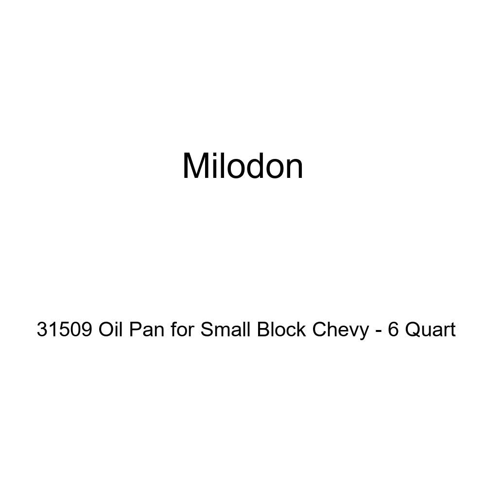 Oil Pan Milodon 31509 for Small Block Chevy - 6 Quart