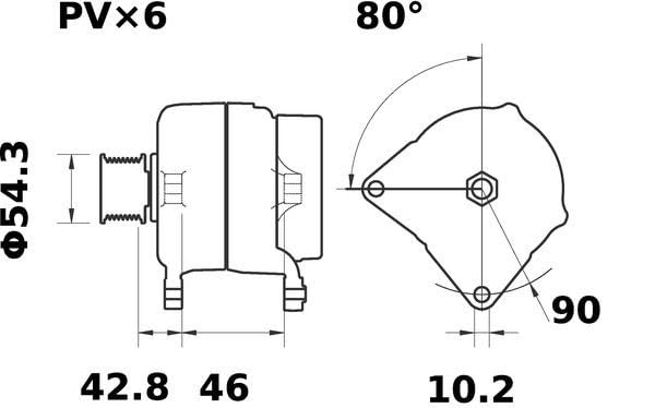 Eorig Mahle Grinding MS 65 Starter