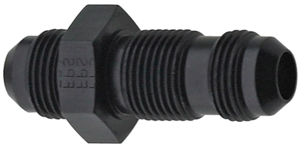 Fragola 483208-BL Performance Systems #8 Straight Bulkhead Black