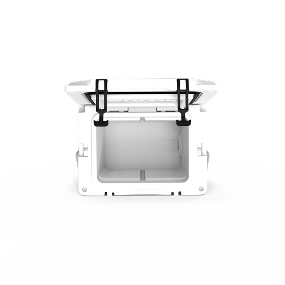20 Cooler Grizzly | 20 qt Ice Chest Durable Rotomolded Insulated | Made in USA | Warranty for Life | For Beach Boat Camping Fishing Hunting | G20 | White