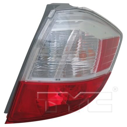 Right TYC Tail Light Assembly Compatible with 2009-2014 Honda FIT