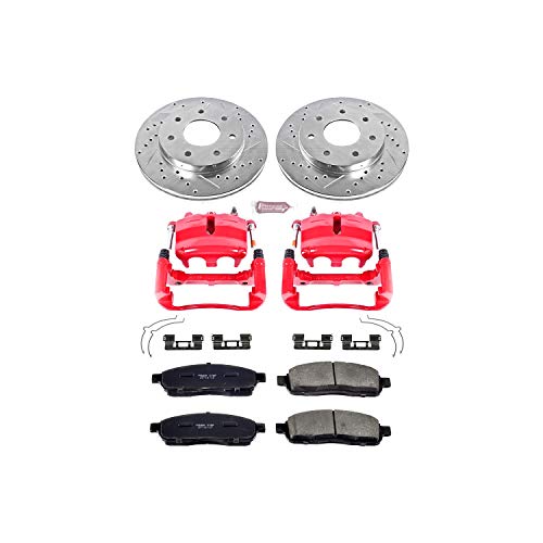Power Stop 1-Click Performance Brake Kit KC1946 with Caliper, Front Only